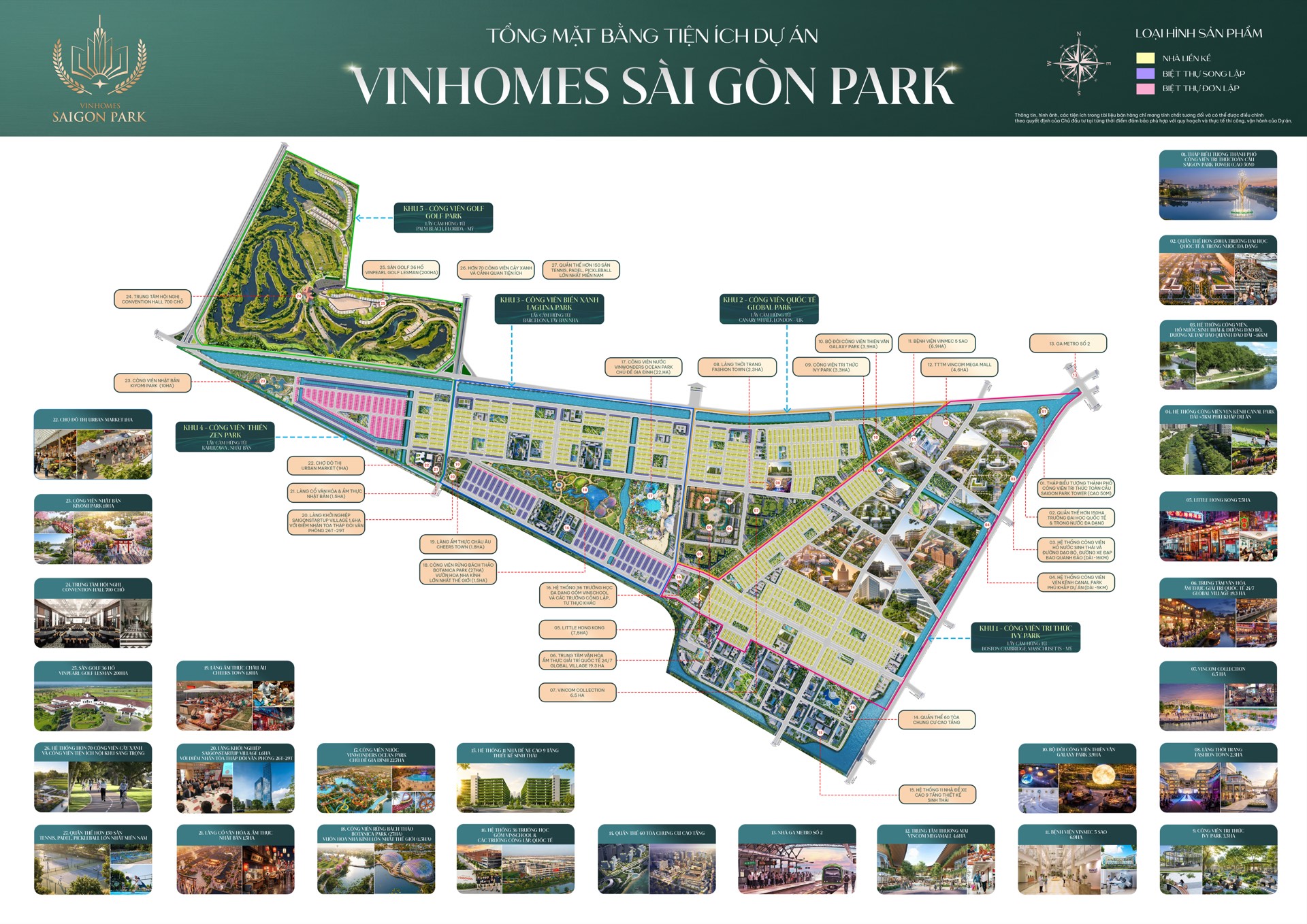Mặt bằng tổng thể Saigon Park
