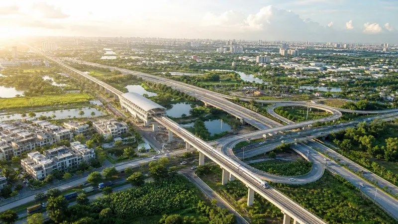 Minh họa hạ tầng giao thông và đô thị khu Tây Bắc TP.HCM tới năm 2030